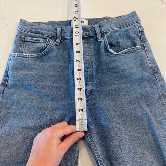 AGOLDE Riley High Rise Straight Crop Jeans‎ size 26 - Picture 9 of 11